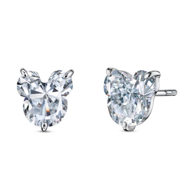 Mickey Mouse Lab-Grown Diamind Studs